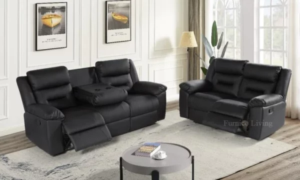 Armano Leather Reclining Sofa