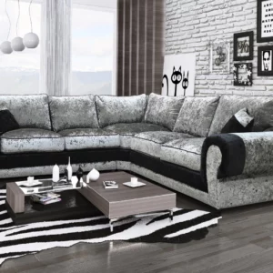 Bella Velvet Corner Sofa Suite: Elevating Your Home's Elegance