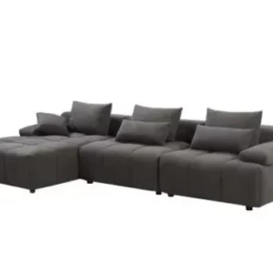 Corner Sofa in Dark Brown