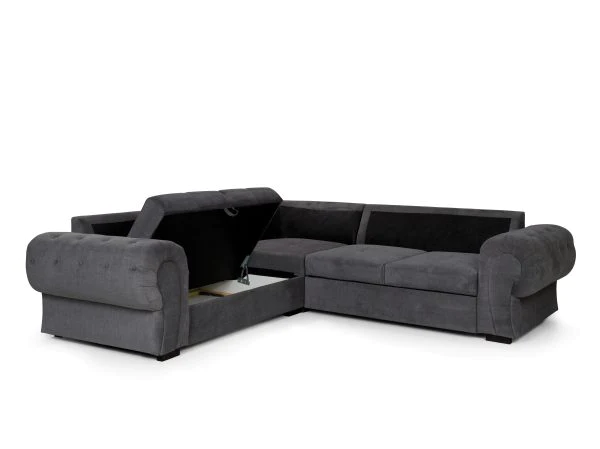 Niko Fabric Corner Sofa Bed