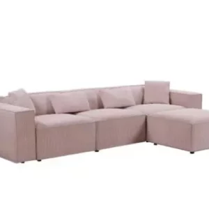 Corner Sofa in Pink