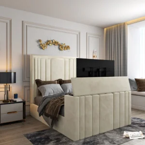 Experience Luxury in Every Frame with the Harlem TV Bed