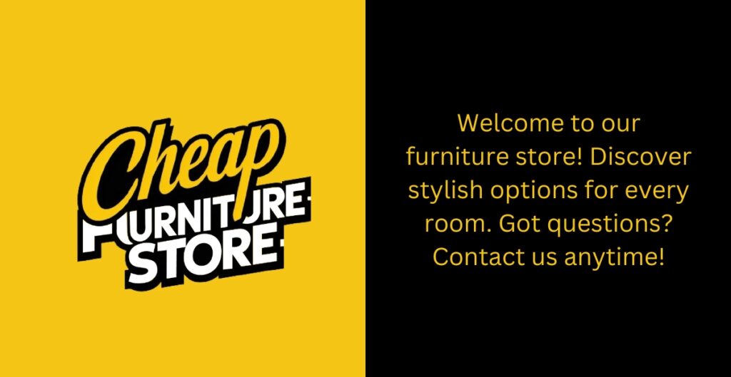 Welcome to our furniture store Discover stylish options for every room. Got questions Contact us anytime 1